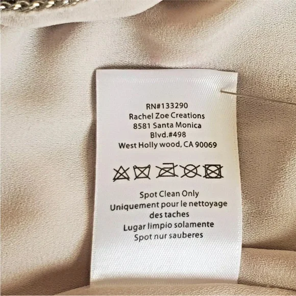 Rachel Zoe metallic silver fringe, boat neck, flapper style dress. - Picture 5 of 5